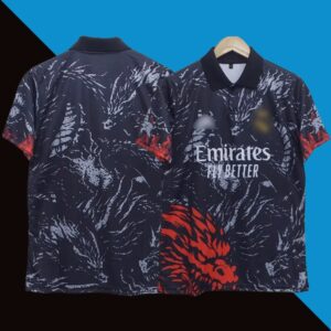 Real Madrid 2024-25 Red-Black Dragon Jersey