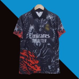 Real Madrid 2024-25 Red-Black Dragon Jersey