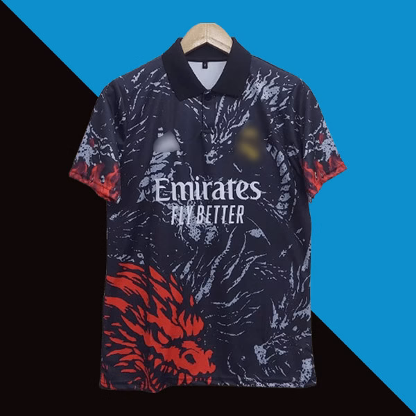 Real Madrid 2024-25 Red-Black Dragon Jersey - Image 3