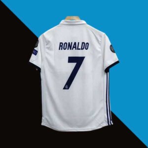 Real Madrid C.Ronaldo 2016-17 Home Half Sleeve Jersey
