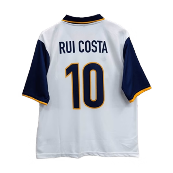 Rui Costa 1998 Portugal Away Five Sleeve Jersey - Image 2