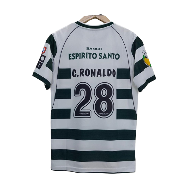 Sporting Lisbon 2001-03 Cristiano Ronaldo Jersey | Retro Collection - Image 3