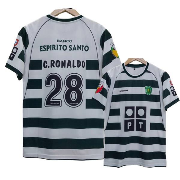 Sporting Lisbon 2001-03 Cristiano Ronaldo Jersey | Retro Collection