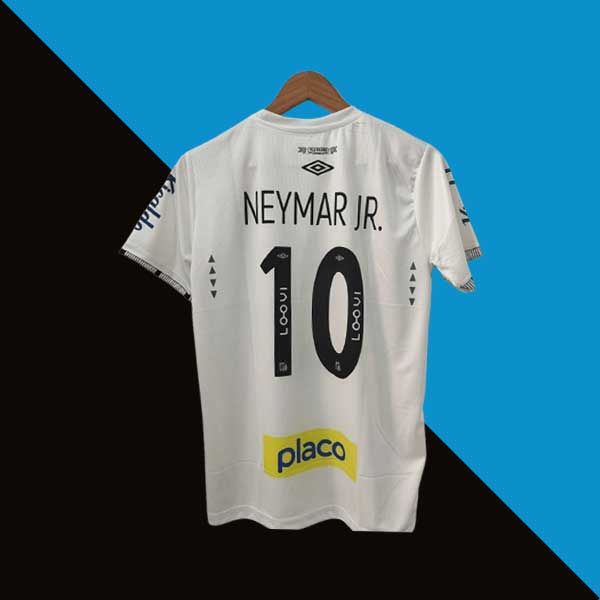Santos 2025 home jersey neymar 10 cyberried product back print 10