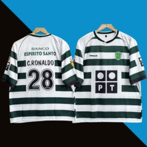 Sporting Lisbon 2001-03 Cristiano Ronaldo Home Jersey