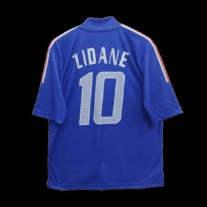 France 2002 Zidane Home Five Sleeve Jersey