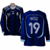 Lionel Messi Argentina 2006-07 Away Jersey | Retro collection - S, Full Sleeve