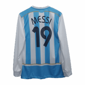 Messi Argentina 2006-07 Home Full Sleeve Jersey