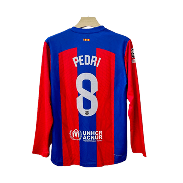 Barcelona 2023-24 Pedri Full sleeve Home Jersey - Image 2