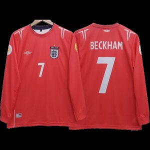 Beckham England 2004-06 Away Full Sleeve Jersey