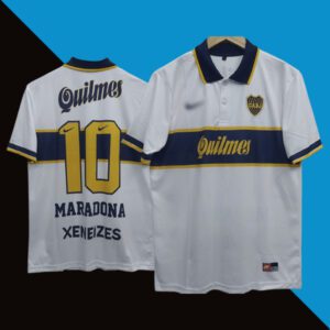 Boca juniors 1997-98 away jersey maradona back print