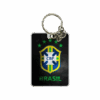 Brazil football logo keychain