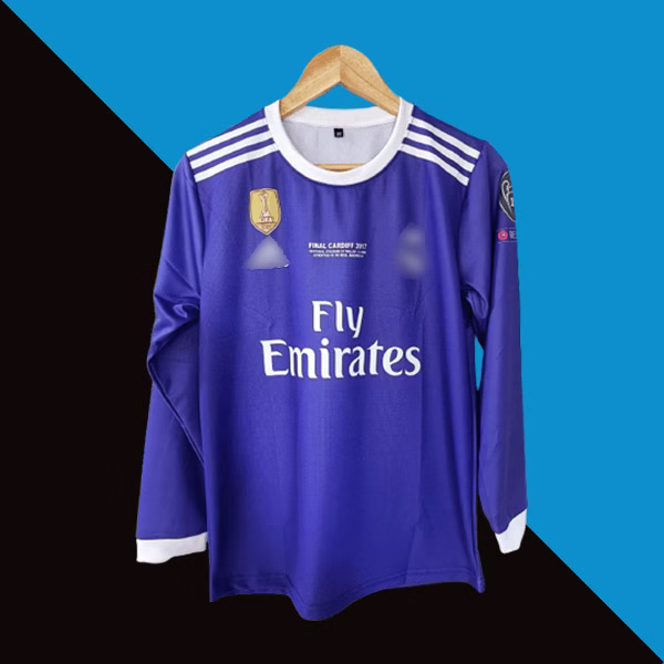 Real madrid CR7 2016-17 Purple Full sleeve Jersey | Retro Collection - Image 4