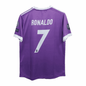 Real madrid CR7 2016-17 Purple Half Sleeve Jersey | Retro Collection