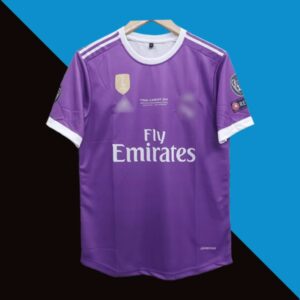 Real madrid CR7 2016-17 Purple Half Sleeve Jersey | Retro Collection