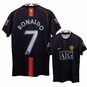 C.Ronaldo Manchester united 2007- 08 Away Half Jersey | Retro Collection