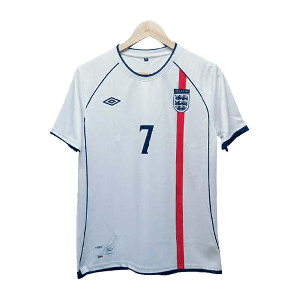Beckham England 2001-02 Home Jersey | Retro collection - Image 3