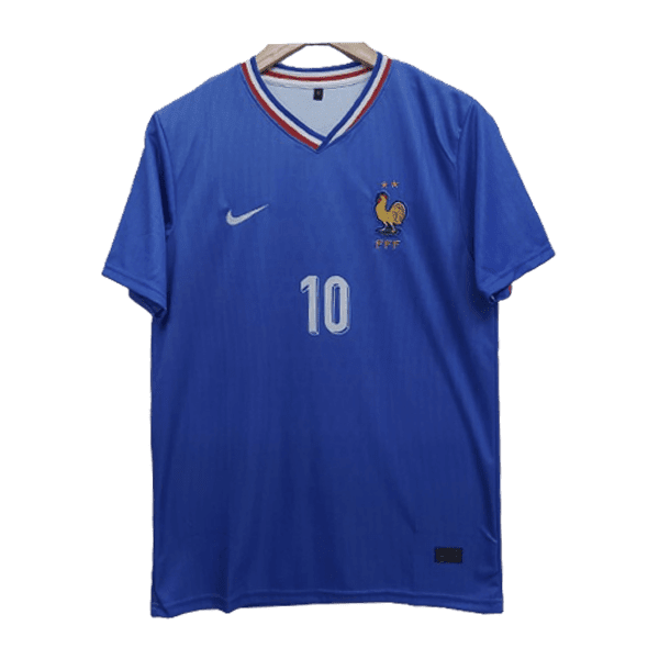 France 2024 Euro Mbappe Home Jersey - Image 3