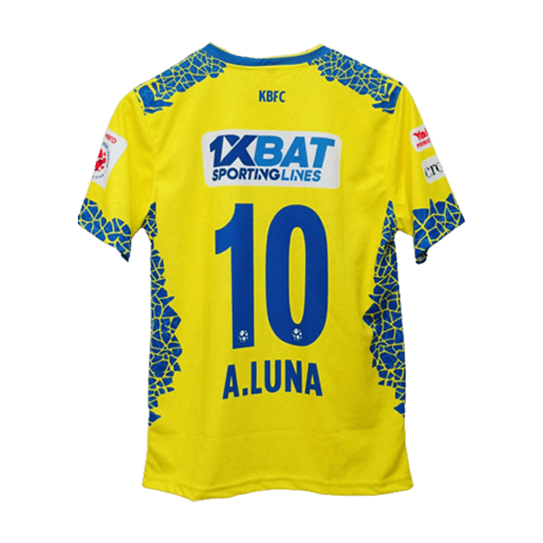 Kerala Blasters 2023-24 home Jersey | Luna | Rahul - Image 3