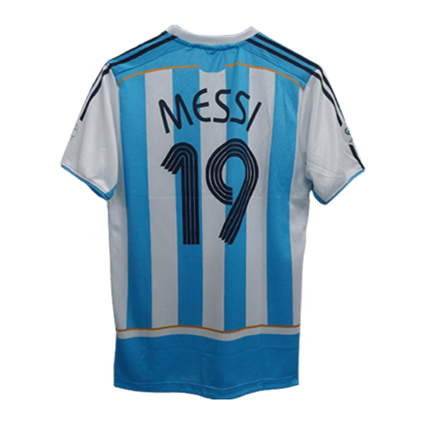 Messi Argentina 2006-07 Half sleeve Home Jersey - Image 2