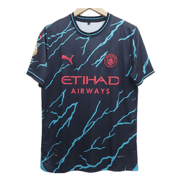Manchester City 2023-24 Third Jersey Haaland - Image 3