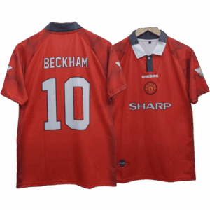 David Beckham Manchester united 1996-98 Home Jersey | Retro Collection