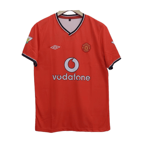 David Beckham Manchester united 2000-01 Home Jersey | Retro Collection - Image 2
