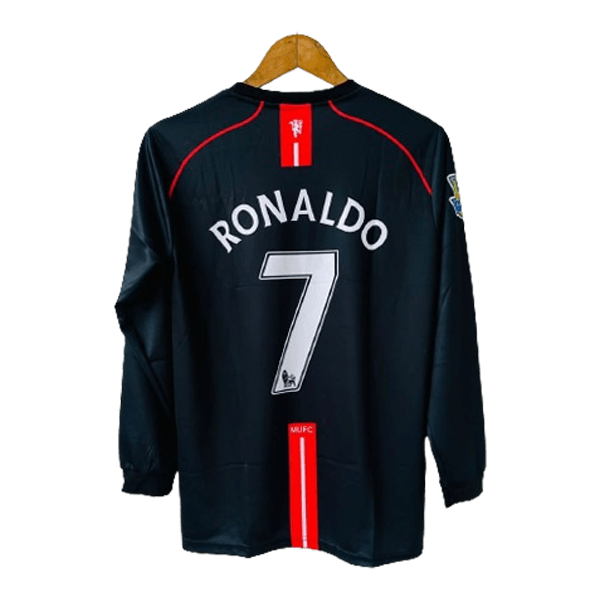Manchester united C.Ronaldo 2007- 08 Away Full sleeve Jersey - Image 5
