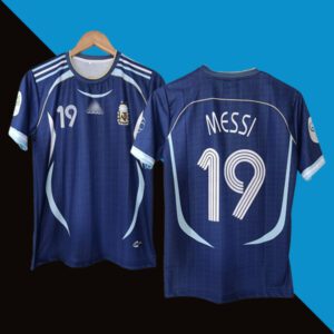 Lionel Messi Argentina 2006-07 Away Jersey | Retro Jersey