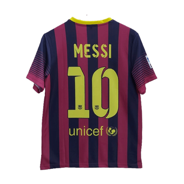 Messi Barcelona 2013-14 Home Jersey - Image 2