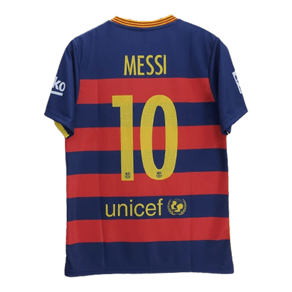 Messi Barcelona 2015-16 Home Jersey | Retro collection - Image 2