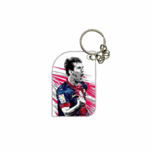 Messi barcelona photo printed Keychain