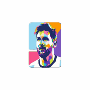 Messi Photo printed Keychain