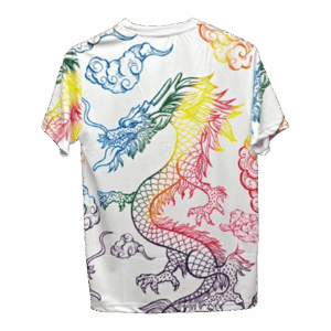 Real Madrid 2024-25 White Rainbow Dragon Jersey
