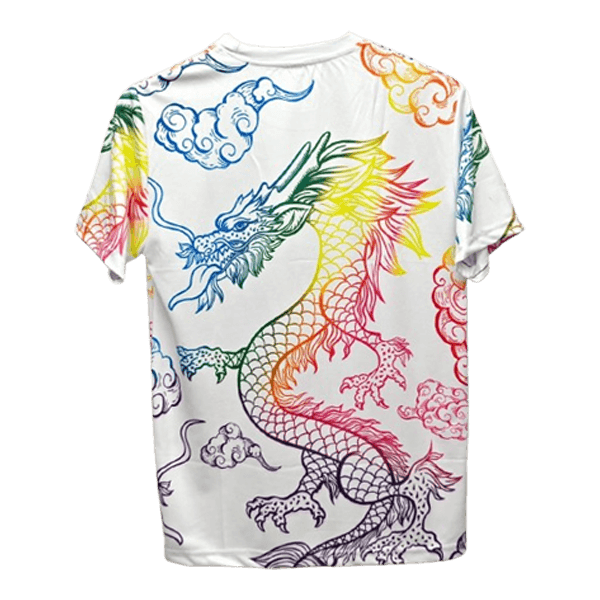 Real Madrid 2024-25 White Rainbow Dragon Jersey - Image 2