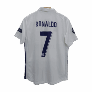 Real Madrid C.Ronaldo 2016-17 Home Half Sleeve Jersey