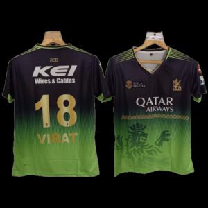 RCB Virat Kohli 2025 Away Half Sleeve Jersey | IPL jersey