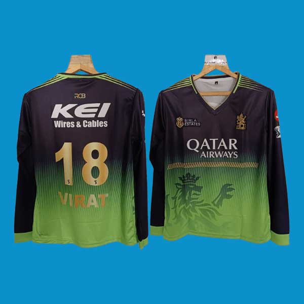 Royal challengers Banglore green away full sleeve jersey cyberried product