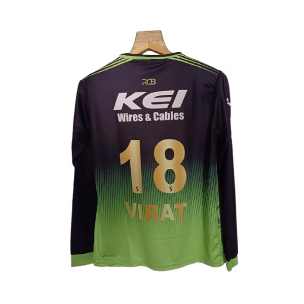RCB Virat Kohli 2025 Away Full Sleeve Jersey | IPL jersey - Image 2