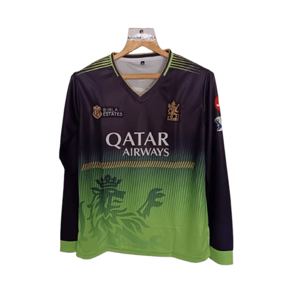 RCB Virat Kohli 2025 Away Full Sleeve Jersey | IPL jersey - Image 3