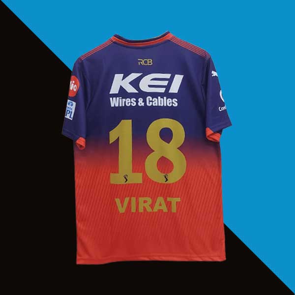 royal challengers Banglore rcb virat kohli jersey product back print 18