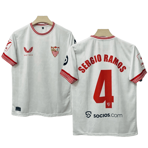 Sevilla 2023-24 Sergio Ramos Home Jersey