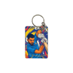 Virat kohli photo printed keychain