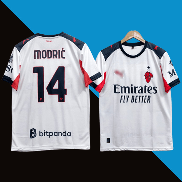 Ac milan 2025-26 modric away jersey product cyberried
