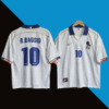 italy 1996 baggio away five sleeve jersey product