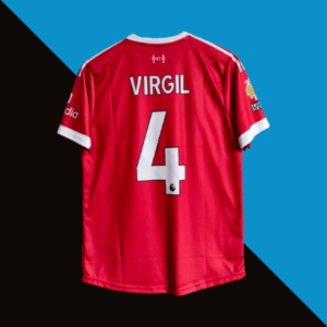 Liverpool 2025-26 Home Jersey | Salah | Virgil | Writz