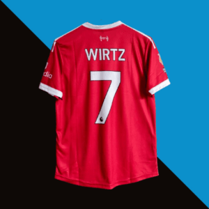 Liverpool 2025-26 Home Jersey | Salah | Virgil | Writz