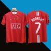 Manchester United cr7 2008 ucl final half sleeve jersey cyberried store