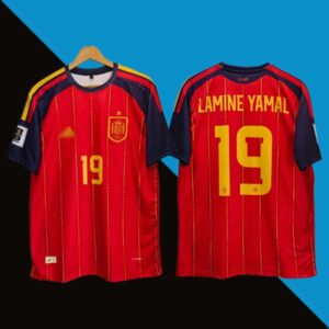 Spain 2026 world cup yamal home jersey cyberried store