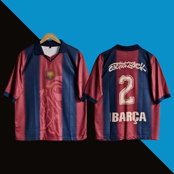 FC Barcelona Cactus Jack Special Oversized Home Jersey Cyberried Store